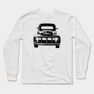 Classic F100 F1 Pickup Sketch Art Long Sleeve T-Shirt